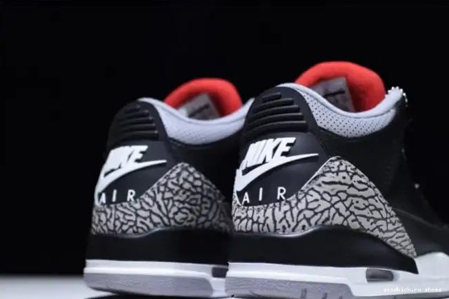Cheap Black 854262-001 Cement Air Jordan 3 0612